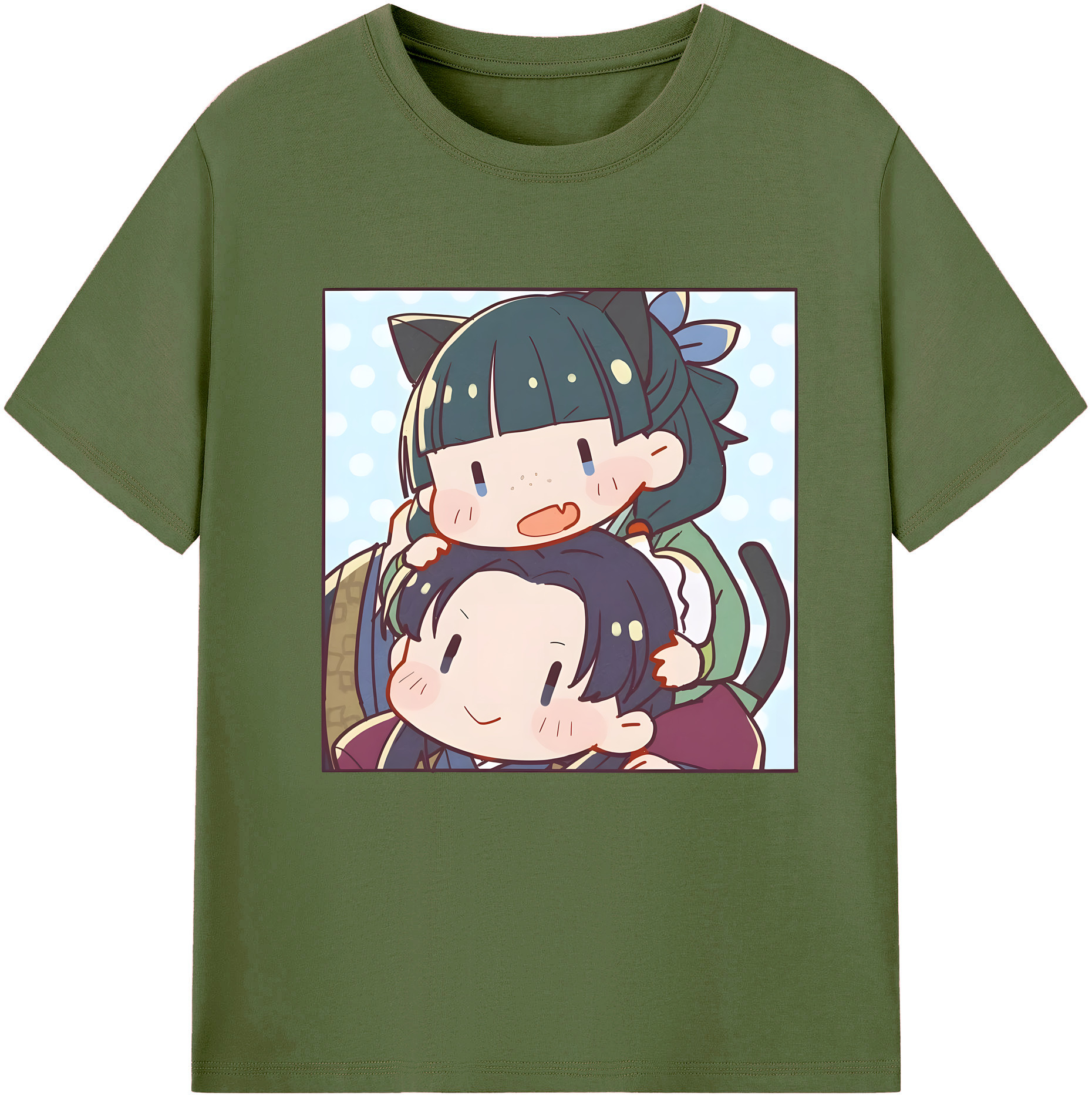 （画像用） 薬屋のひとりごと The Apothecary Diaries 綿100％半袖Tシャツ（フロントプリント）